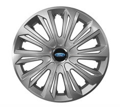 Set 4 capace roti Strong silver Varnished pentru gama auto Ford, R15 foto
