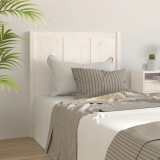 VidaXL Tăblie de pat, alb, 105,5x4x100 cm, lemn masiv de pin