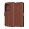 Husa pentru OnePlus 12R - Techsuit Leather Folio - Brown