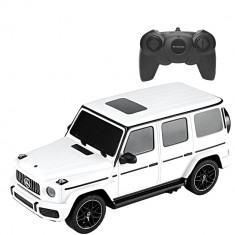 Masinuta cu telecomanda Rastar, Mercedez-Benz G63 AMG, 1:24, Alb