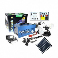 Kit Solar GDLite GD8018 12V12A cu Panou Solar 18V 20W foto