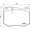 Placute frana Mercedes Cls (C257) 12.17-, Clasa E (W213) 01.16-, Glc (X253) 06.15-06.22, Glc Coupe (C253) 06.16-03.23, Fata, BREMBO