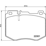 Placute frana Mercedes Cls (C257) 12.17-, Clasa E (W213) 01.16-, Glc (X253) 06.15-06.22, Glc Coupe (C253) 06.16-03.23, Fata, BREMBO