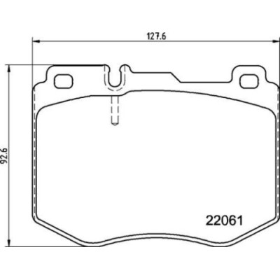 Placute frana Mercedes Cls (C257) 12.17-, Clasa E (W213) 01.16-, Glc (X253) 06.15-06.22, Glc Coupe (C253) 06.16-03.23, Fata, BREMBO foto