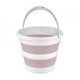 Galeata Pliabila BabyJem Roz, 10L, pentru Baie Bebelusi, Ergonomica, Depozitare Usoara