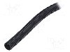 Tub protectie cablu, poliamida 12, diametru interior 22,6mm, neagra, PMA - PIST-23B