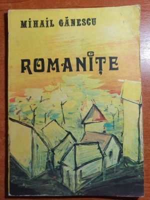 carte pt copii - romanite - de mihail ganescu din anul 1985 foto