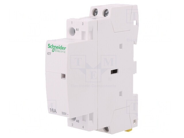 Contactor 2-poli 16A 24VAC NO IP20 -5&divide;60&deg;C