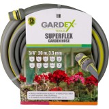 Furtun de gradina Superflex 3/4 inch, 20 m, 3.3 mm, flexibil, Gardex