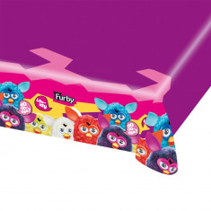 Fata de masa din plastic pentru petrecere copii - Furby, 180 x 120 cm, Amscan 552459, 1 buc foto