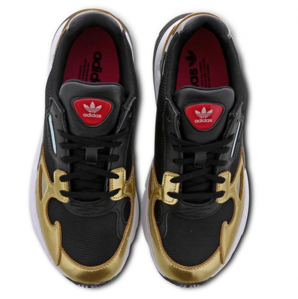 Pantofi sport Adidas Falcon culoare negru auriu ,marimea 42, Textil |  Okazii.ro