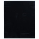 Folie pentru fereastra statica, negru mat, 45x2000 cm, PVC GartenMobel Dekor, vidaXL