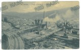 5653 - RESITA, Caras-Severin, Panorama, Blast Furnace, Railway, Romania - old postcard - unused