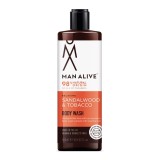 Cumpara ieftin Man Alive Sandalwood Tobacco - Gel de dus, 500 ml