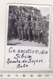 Bnk foto - Militari - Scoala de soferi auto - Sibiu 1944, Alb-Negru, Romania 1900 - 1950, Militar