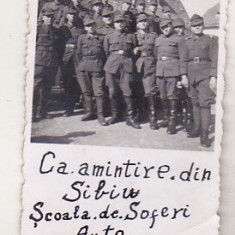 bnk foto - Militari - Scoala de soferi auto - Sibiu 1944