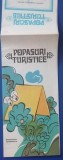 myh 12 - Harta turistica - Popasuri turistice - ed 1981 - piesa de colectie