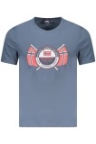 Cumpara ieftin Norway Tricou barbati cu logo, din bumbac, Regular fit, Albastru deschis, M