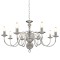 Candelabru, argintiu, 8 becuri E14 - 1