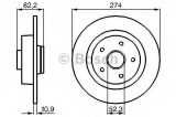 Disc frana RENAULT LAGUNA II (BG0/1) (2001 - 2016) BOSCH 0 986 478 744