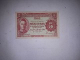 CY - 5 cents centi 1941 Malaya unifata UNC / portret Rege George VI / RARITATE