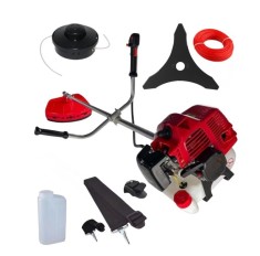 *MEGA* Motocoasa 8.5cp motor benzina 2T timpi, 58cc, 12.000rpm, 7 stele, accesorii incluse, Easy Start, CAMPION PREFESIONAL CMP1546