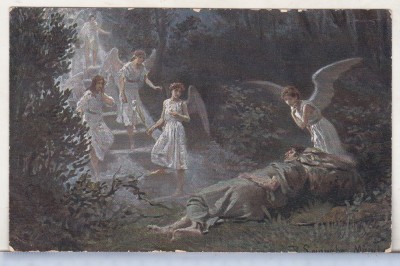 bnk cp Germania - Leinweber - Biblia - Moise 1,28,10-13 - necirculata foto