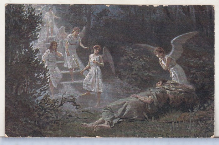 bnk cp Germania - Leinweber - Biblia - Moise 1,28,10-13 - necirculata