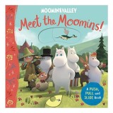 Moomins: Carte interactiva Push, Pull and Slide, Carti Copii Prescolari