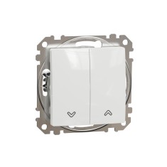 Intrerupator jaluzele revenire Schneider Sedna alb SDD111114