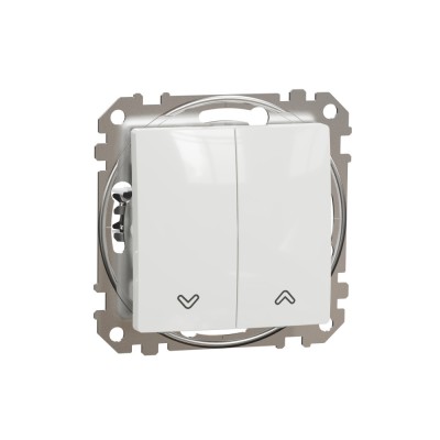 Intrerupator jaluzele revenire Schneider Sedna alb SDD111114 foto