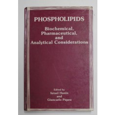 PHOSPHOLIPIDIS - BIOCHEMICAL , PHARMACEUTICAL , AND ANALYTICAL CONSIDERATIONS , edited by ISRAEL HANIN and GIANCARLO PEPEU , 1990, PREZINTA SUBLINIERI