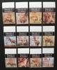 Somalia-Fauna Africa- 12 Valori -tip PORTO),Dantelate.MNH**.SOM 112B