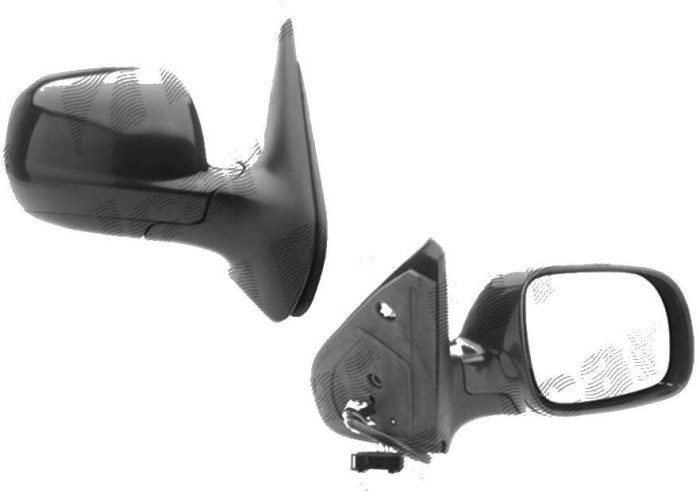 Oglinda exterioara Vw Bora (1J5/1Jm), 10.1998-11.2005, Vw Golf 4 (1J) 08.1997-09.2006, Dreapta, Albastra, electrica, Cu incalzire, carcasa neagra, Co