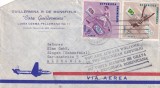 FILATELIE TEMATICA - PLIC REPUBLICA DOMINICANA TEMATICA JOCURILE OLIMPICE AIR MAIL, Sport, Stampilat