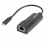 Cumpara ieftin Adaptor LAN Gigabit Lanberg 41871, USB 3.1 tip C la RJ45 ethernet 1000Mbps