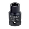 Cheie tubulară hexagonal 1/2", Impact, hexagonal Extern E20, 38mm
