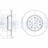 Disc frana Audi A1, A3; Cupra Formentor, Leon; Opel Monza A; Seat Altea, Altea XL; Skoda Karoq, Octavia II; VW Beetle, Caddy Alltrack, 272x10mm,