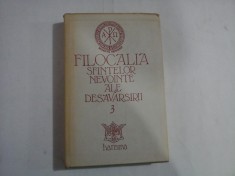 FILOCALIA SFINTELOR NEVOINTE ALE DESAVARSIRII - DUMITRU STANILOAE - vol. 3