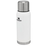 Cumpara ieftin Termos Stanley Adventure, 1L, fara BPA, otel inoxidabil, alb - SECOND