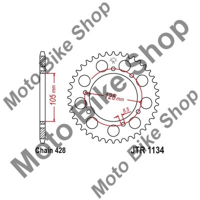 MBS Pinion spate 428 Z56, Cod Produs: JTR113456 foto