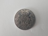 Belgia 5 Francs 1873 Argint are 26 gr,Impecabila