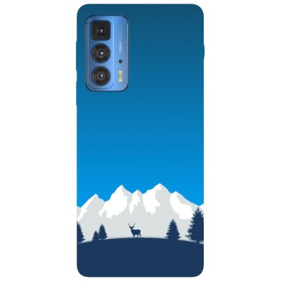 Husa compatibila cu Motorola G20 model Minimal deer mountains, Silicon, TPU, Viceversa foto