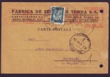 1932 Romania, CP francatura mecanica publicitara Fabrica de Sticlarie Turda