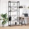 vidaXL Bibliotecă sonoma gri 80 x 30 x 188 cm Lemn compozit