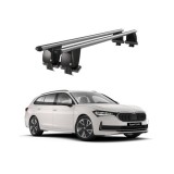 Bare transversale portbagaj auto aluminiu compatibile plafon neted Skoda Superb 3V Combi 2015-> argintii sau negre Cod: CB200101 Kit-109