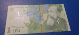 1 leu 2025 UNC seria 255N6530195 Nicolae Iorga