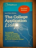 The college application essay- Sarah Myers McGinty
