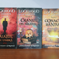 Jonathan Stroud– seria Lockwood si asociatii (3 titluri- v.foto) - fantasy