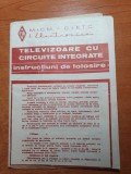 carte tehnica televizoare cu circuite integrate - din anul 1983